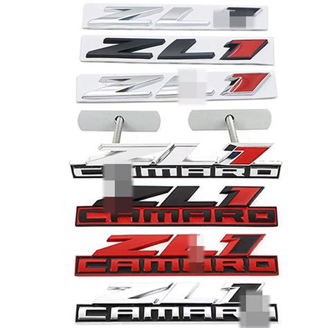 Buy Car Stickers Decals Front Hood Grill Emblem 3D Metal ZL1 CAMARO