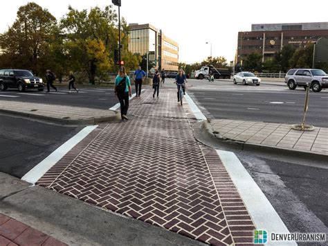 New Enhanced Crosswalks Installed on Speer Boulevard – DenverUrbanism Blog