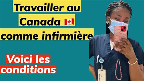 Comment Travailler Au Canada Comme Infirmi Re Youtube