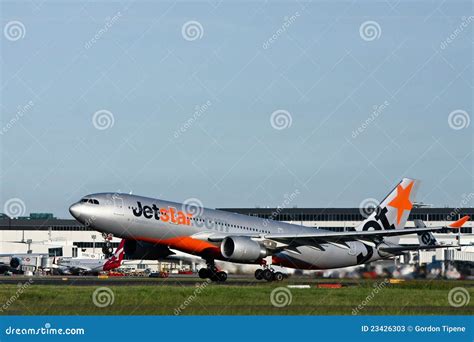 Jetstar Airbus A330 Taking Off. Editorial Stock Photo - Image of ...