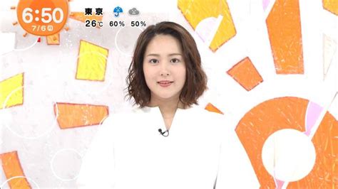 永尾亜子 めざましテレビ 2020年07月06日放送 9枚 きゃぷろが