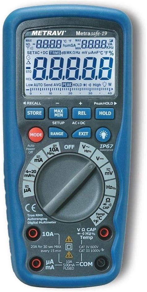 Metravi Metrasafe Digital Trms Fully Protected Multimeter With