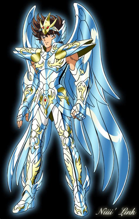 Seiya De Pegaso Armadura Divina By Niiii Link Cavaleiros Do