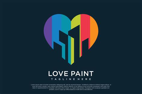 Paint logo design template with creative unique concept Premium Vector ...