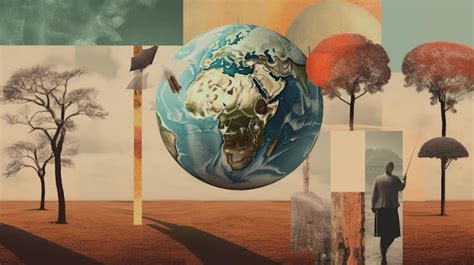 Cambio Climático Global Arte Contemporáneo Collage Surrealismo Foto