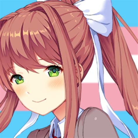 Ddlc Monika Transgender Pfp Character Anime Zelda Characters