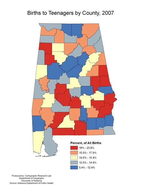 Alabama Maps - Demographics