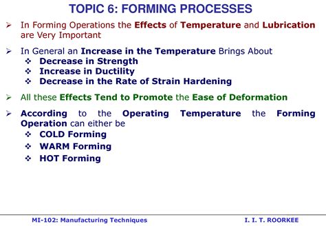 SOLUTION: Forming manufacturing processes - Studypool