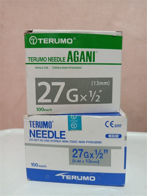 Terumo Needles G X And G X Health Nutrition Medical