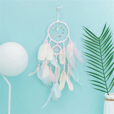 VBVC Colors Feather Dream Catchers for Bedroom Wall Decoration for Kids ...