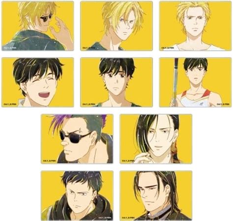 駿河屋 全10種セット 「banana Fish トレーディング Ani Art 第5弾 アクリルカード」（キャラクターカード）