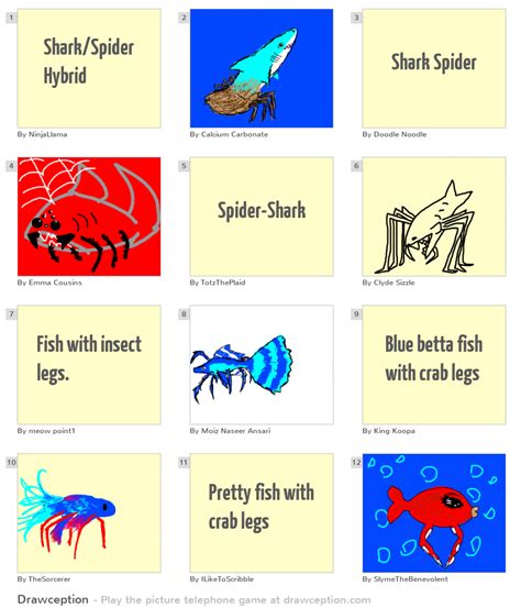 Shark/Spider Hybrid - Drawception