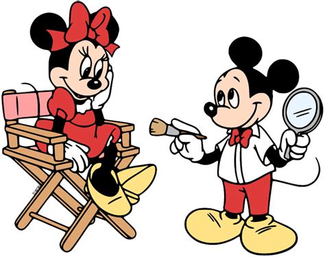 Clip Art Of Mickey And Minnie Mouse Taking A Selfie Mickeymouse