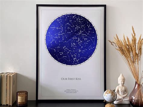 Understarsky Prezent Na Rocznic Plakat X Cm Mapa Gwiazd Ultramarine