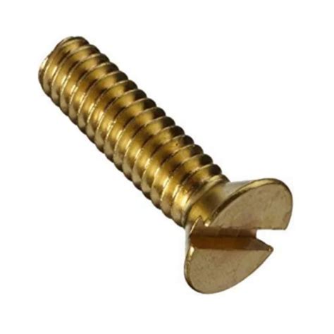 Brass Countersunk Machine Screws 12ba X 3 8 Packet 10 Railwayscenics