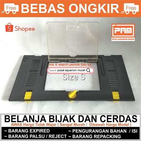 Jual TUTUP AQUARIUM NIKITA SIZE S BAHAN PLASTIK PINTU MIKA UNTUK IKAN