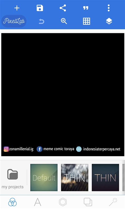 menggunakan pixellab