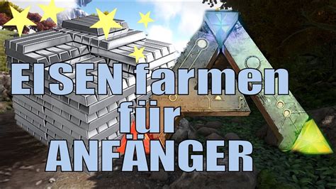 Ark Survival Evolved Metall Farmen F R Anf Nger Tutorial Youtube