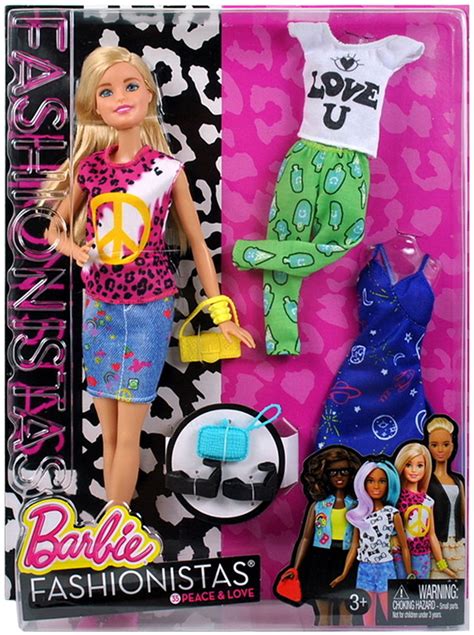 Buy Barbie Fashionistas Original Doll 35 Peace And Love At Mighty Ape Nz