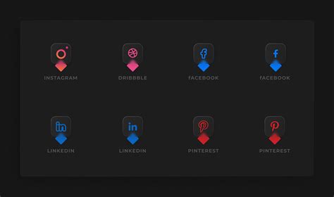 GLASSMORPHISM ICONS on Behance