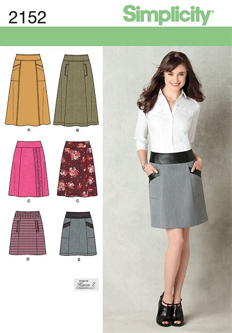 Simplicity Patterns Simplicity 2152 Simplicity Sewing Patterns For Skirts Skirt Patterns