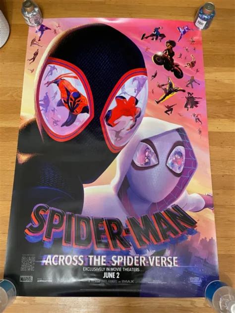 Affiche Officielle Du Film Spider Man Across The Spider Verse 27x40 Eur