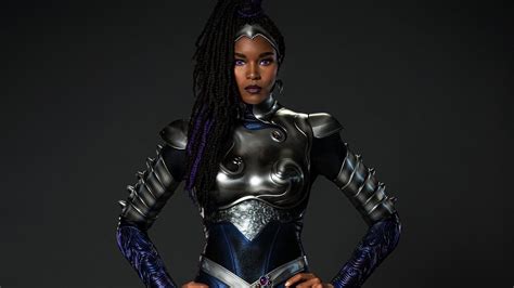 First Look At The Character Blackfire From Dcs Titans Season 3