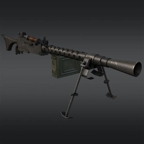 M1919A6 Machine Gun 3D Model $59 - .fbx .obj .max - Free3D