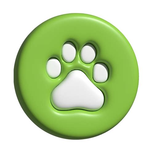 3d Icon Of Paw 22719051 Png