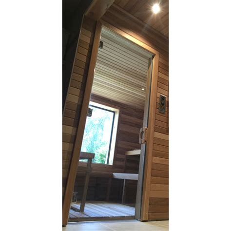 El 10 All Glass Sauna Door 24x76 Ro Modular Cedarbrook Sauna Steam