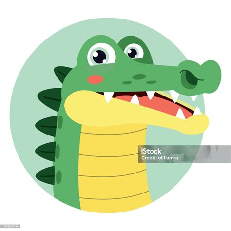 Cartoon Illustration Of A Crocodile向量圖形及更多動物圖片 動物 動物園 吉祥物 Istock