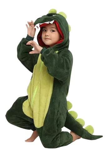 Fantasia Pijama Infantil Dinossauro Menino Inverno Kigurumi Frete Gr Tis