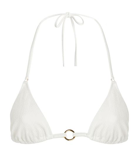 Womens Melissa Odabash White Venice Bikini Top Harrods UK