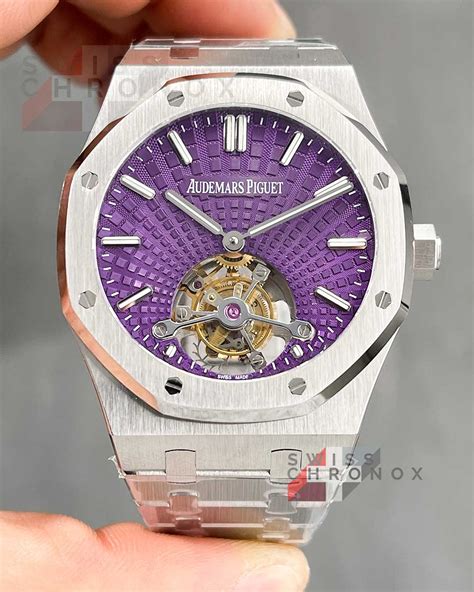 Audemars Piguet Royal Oak Extra Thin Tourbillon Purple Dial