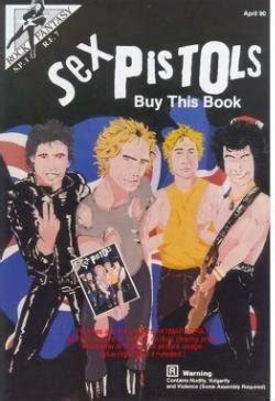 Sex Pistols Rock Fantasy Comics April Smith Michael Valentine Rock Fantasy Comics B W