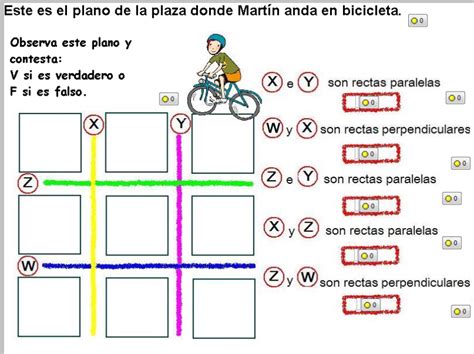 Dibujos Con Lineas Paralelas Perpendiculares Y Secantes Para NiÃos