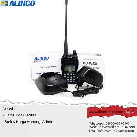 Alinco DJ W50 Ikomunika Jual Radio Komunikasi Handy Talky Radio