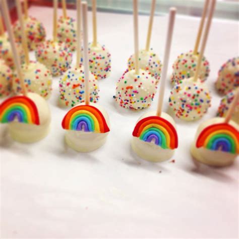 Rainbow Cake Pops | Rainbow cake pops, Rainbow cake, Cake pops