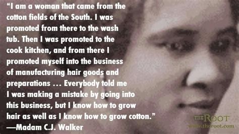 Madam C J Walker Inspirational Quotes For Women Black History