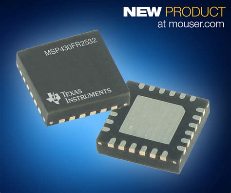 Mouser Stocking Tis Ultra Low Power Mcus With Captivate Touch Tech