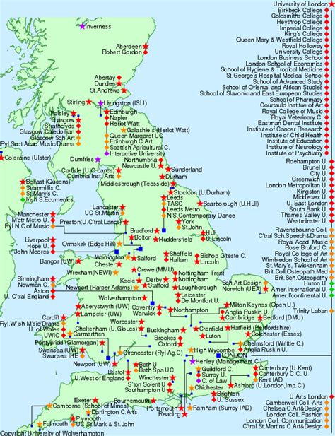 Map Of Uk Universities | Gadgets 2018