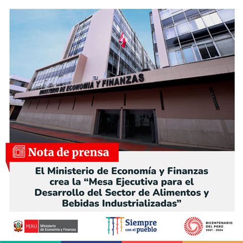 Ministerio de Economía y Finanzas on Twitter La conformación de esta