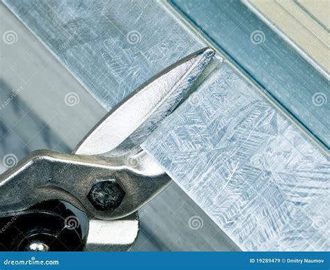 Metal Stud Cutting Stock Image Image Of Home Scissors 19289479