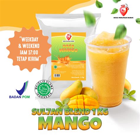 Bubuk Minuman Rasa Mango Mangga 1 KG Sultan Powder Lazada Indonesia