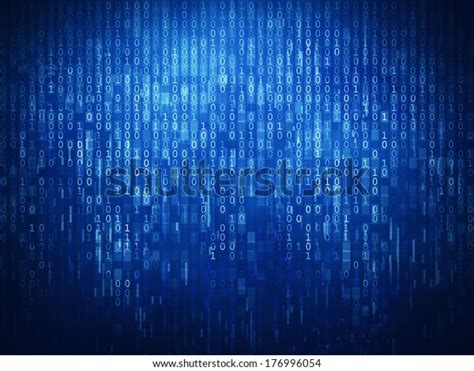 Binary Code Background Stock Illustration 176996054