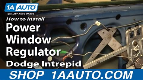 How To Install Repair Replace Rear Power Window Regulator Dodge