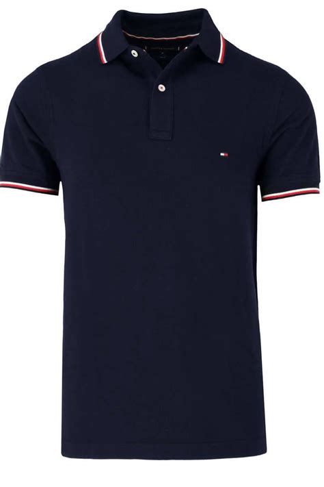 Tommy Hilfiger Slim Fit Polo Shirt Midnight Blue One Colour