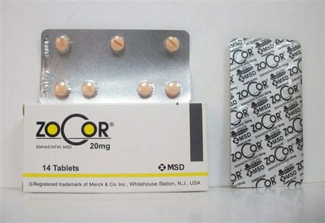 Zocor 20mg Tablet Simvastatin At Rs 180 Stripe In Surat ID 2851642538188