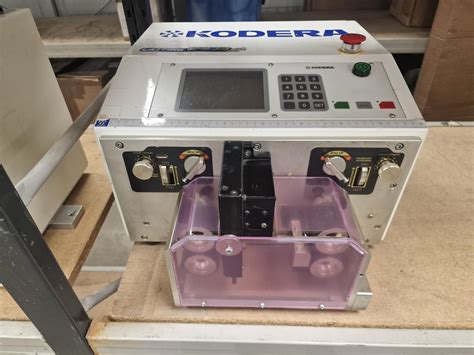 Kodera C A Cable Cut And Strip Machine Used Up To Sqmm Cablespeed