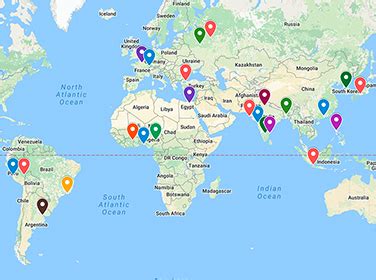 World Megacities Map | Kinderzimmer 2018